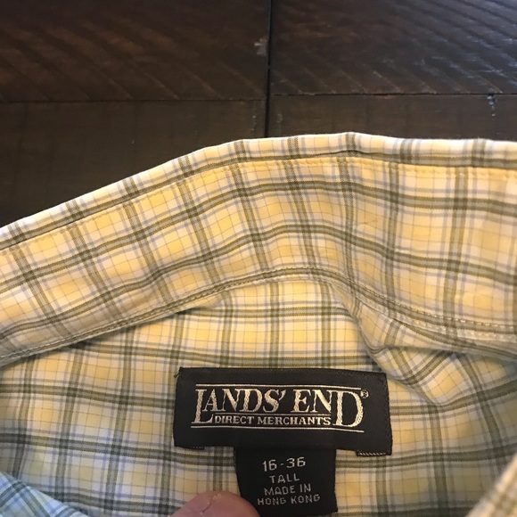 Land’s End Cotton Dress Shirt - Tall - Picture 3 of 4